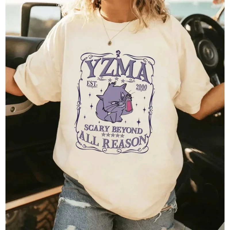 Yzma Cat With Potion T Shirt Villain Emperor s New Groove Kuzco long or short sleeves