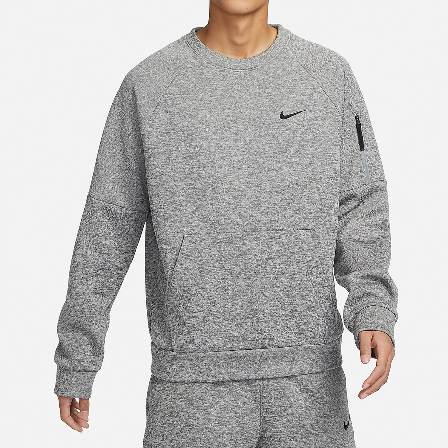 

Мужская толстовка Nike Authentic Therma-FIT из флиса с круглым вырезом FB8506-063