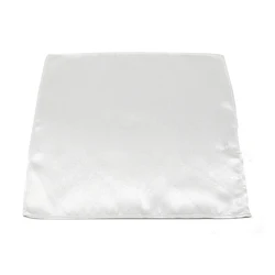 Lenço curto quadrado liso do veludo do pêssego, lenço sublimação DIY, branco em branco, 10pcs