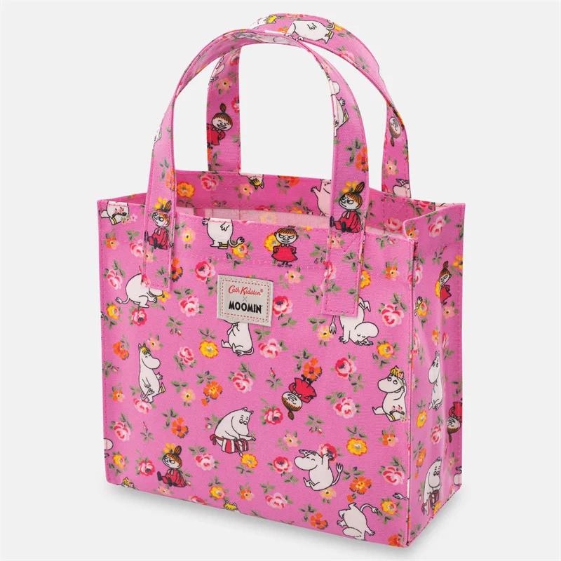 Cartoon Snoopy Handbag Peter Rabbit Bear Flower Waterproofs Student Tutoring Bag 20*21.5*9cm Printed Shopping Bag