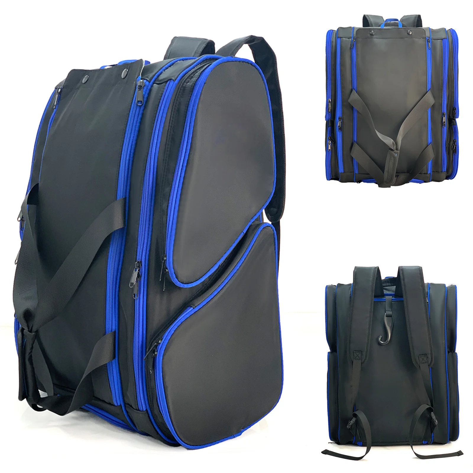 

Custom Training Sports Backpack Double Shoulder Shoe Compartment Tennis/Badminton Racquet Bag Anti-Theft Zipper Polyester Laptop