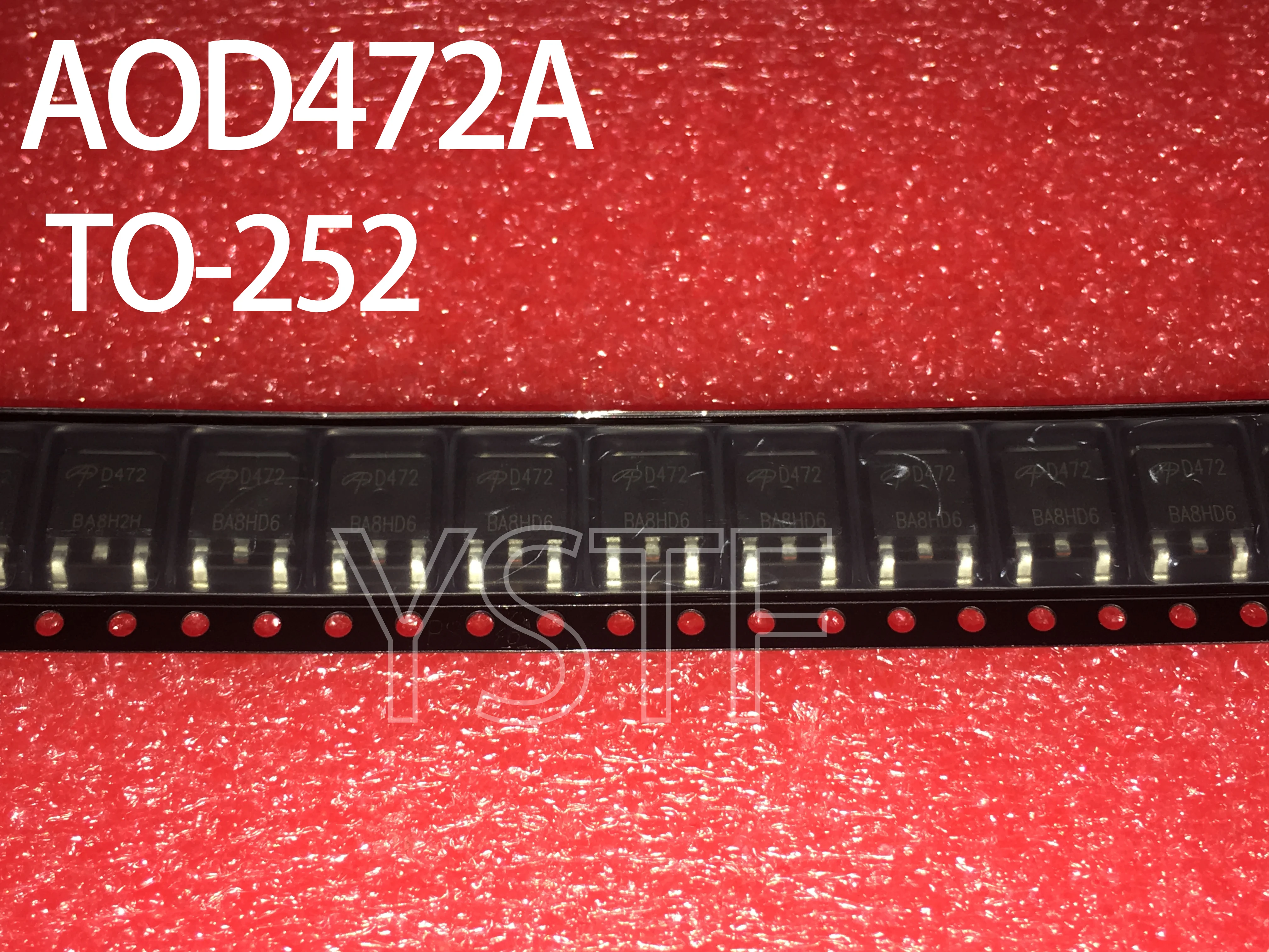 10JPCS AOD472A TO-252 N-channel MOSFET (Metal-Oxide-Semiconductor Field-Effect Transistor)