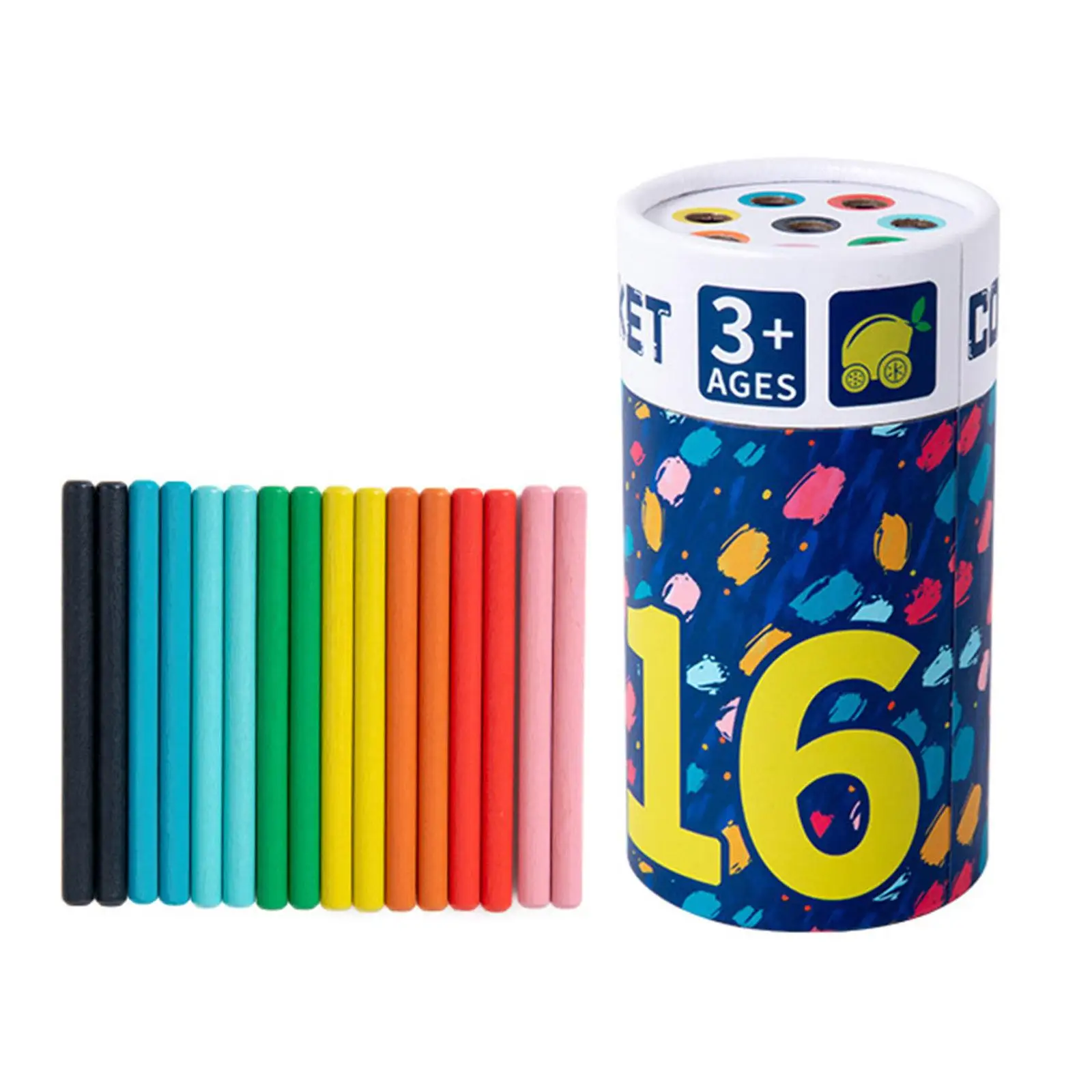 Bastoncini di smistamento dei colori Montessori gioco abilità motorie fini giocattolo sensoriale educativo portatile per ragazzi ragazze regalo di compleanno per bambini