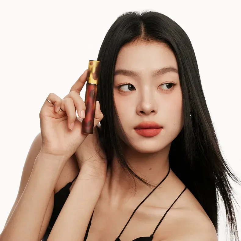 

JOOCYEE double-headed fluffy matte lip gloss lip glaze amber lip mud jelly brush head multi-functional mirror glossy lipstick