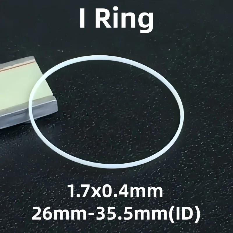 1,7mm Höhe ICH Ring Uhr Kristall Dichtung 26mm zu 35,5mm Innen Durchmesser für Wasserdichte 1,8mm zu 2,2mm Dicke Uhr Glas YZC038 – Detail 1
