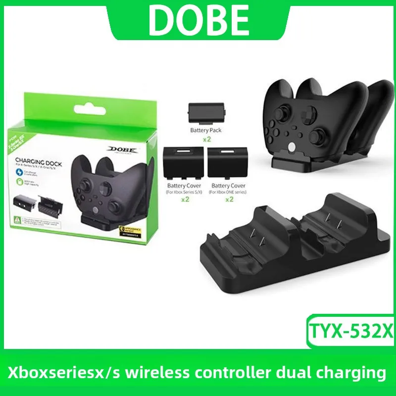 For Xbox Series X/S Wireless Controller Dual Charging for Xbox ONE X/S Dual Battery Charging Kit X1 Charging Base