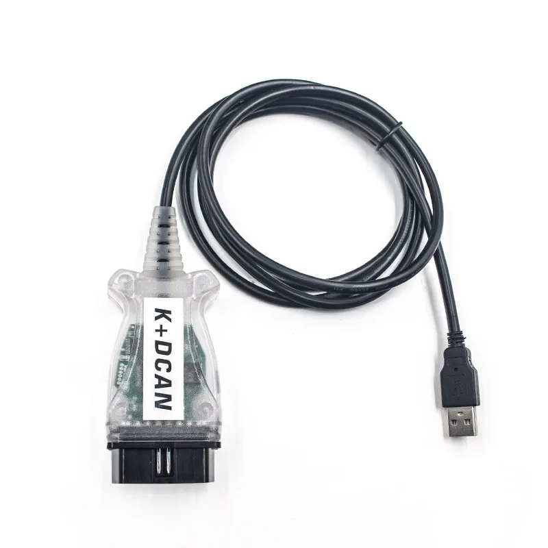 

2024 для BMW K + DCAN для BMW inp с переключателем FTDI FT232RL, полный чип OBD2, диагностический кабель для BMW автомобиля K + DCAN K + CAN K-Line