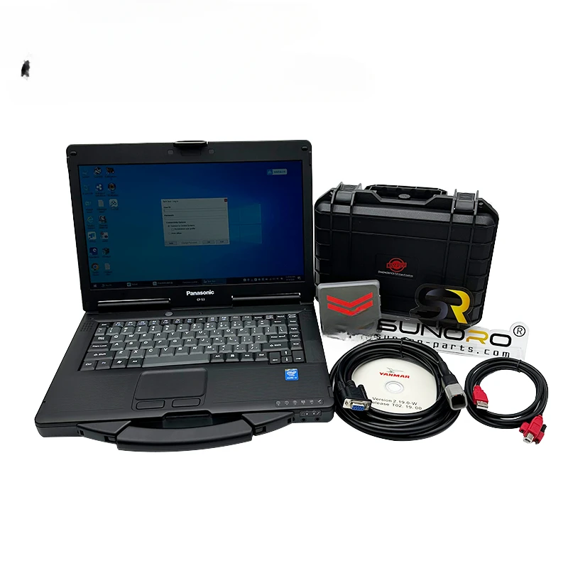 yanmar Diesel Engine Agricultural Excavator Tractor Diagnostic Tool yanmar Diagnostic Service Tool and Panasonic CF-53 Laptop