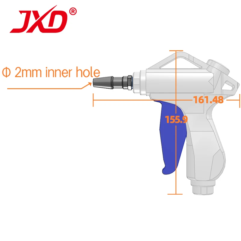 Pistol semprot tipe SMC VMG11W-02 pistol udara VMG11W-02-01/VMG11W-02-02 pistol tiup debu