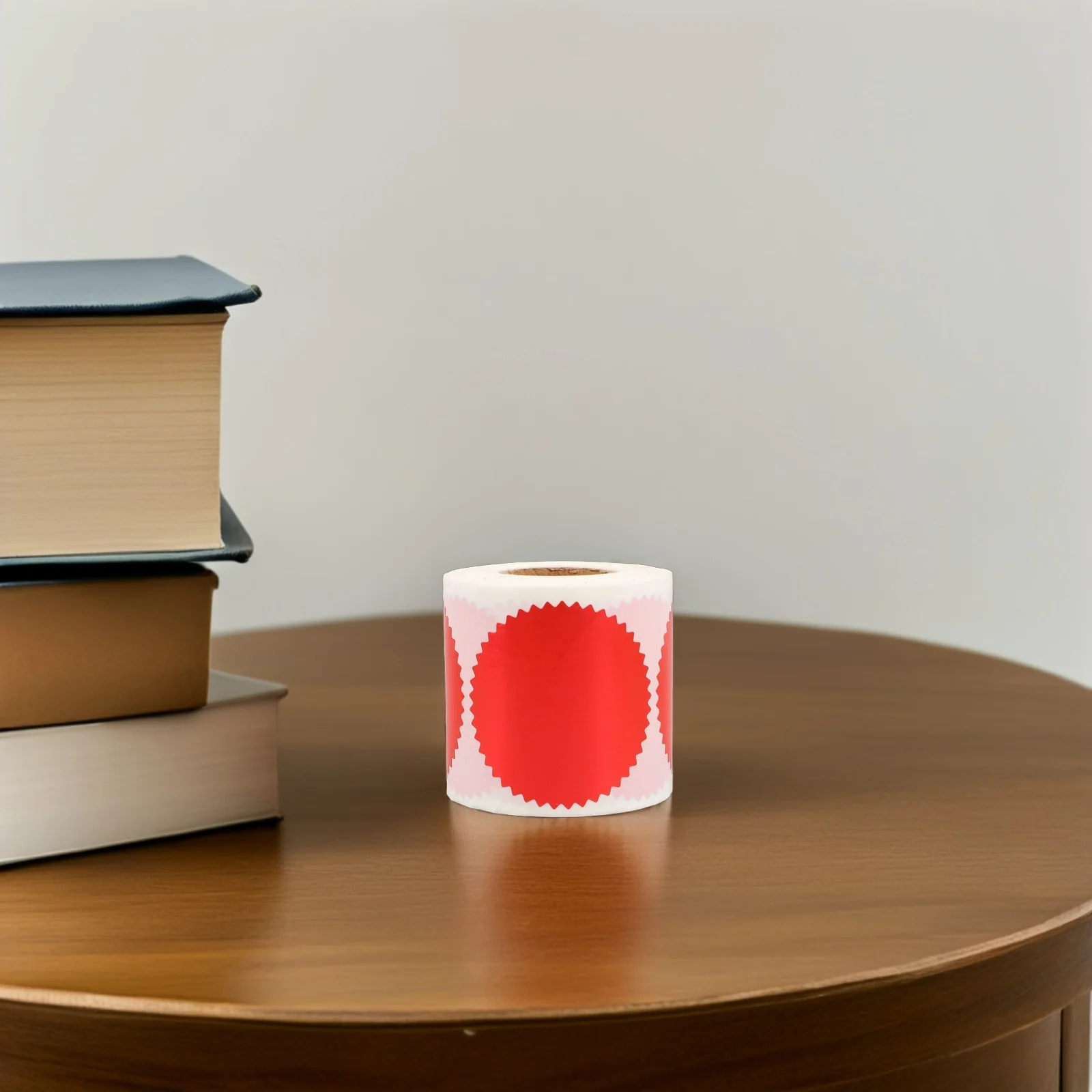 

250 шт., красные тисненные наклейки с зубчатыми краями, наклейки на сертификат, выпускные конверты, официальные документы, свадебные приглашения