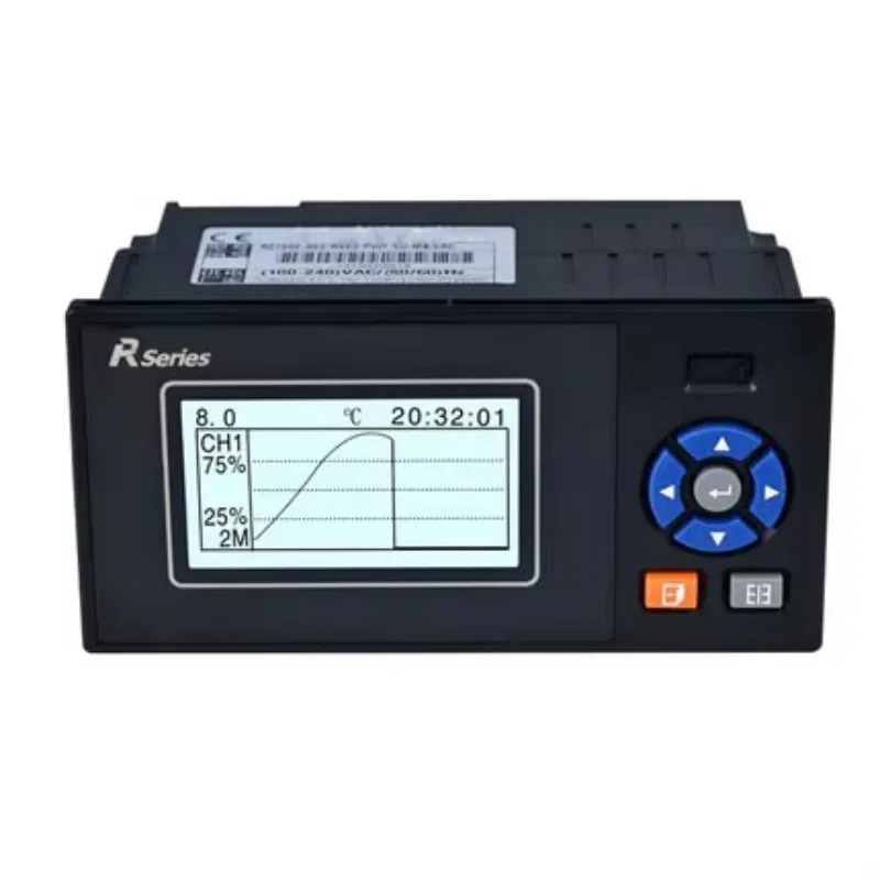 Paperless Recorder Industrial Grade Multi-channel Temperature Recorder Control Current Voltage Pressure