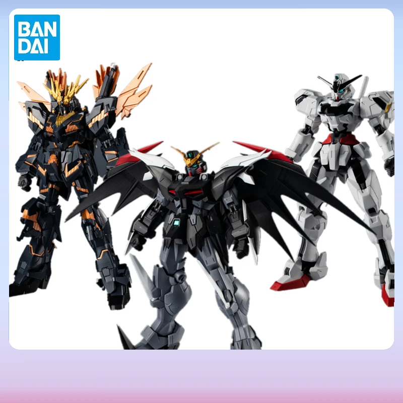 In Stock Original Anime Bandai GUNDAM UNIVERSE XXXG-01D2  DEATHSCYTHE HELL EWAction Figure CALIBARN BANSHEE NORN Figurine