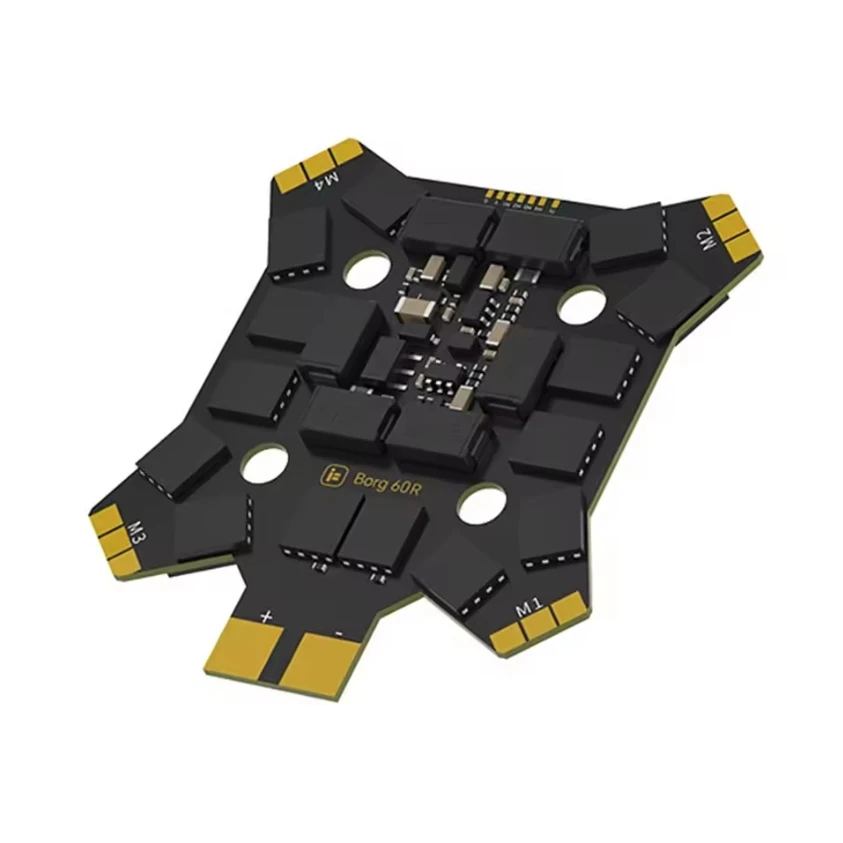 IFlight Borg 60R ESC Borg 60R BL32 ESC 60A 4-8S STM32G071N 20x20 módulo antiencendido integrado para piezas de Dron de carreras con visión en primera persona RC