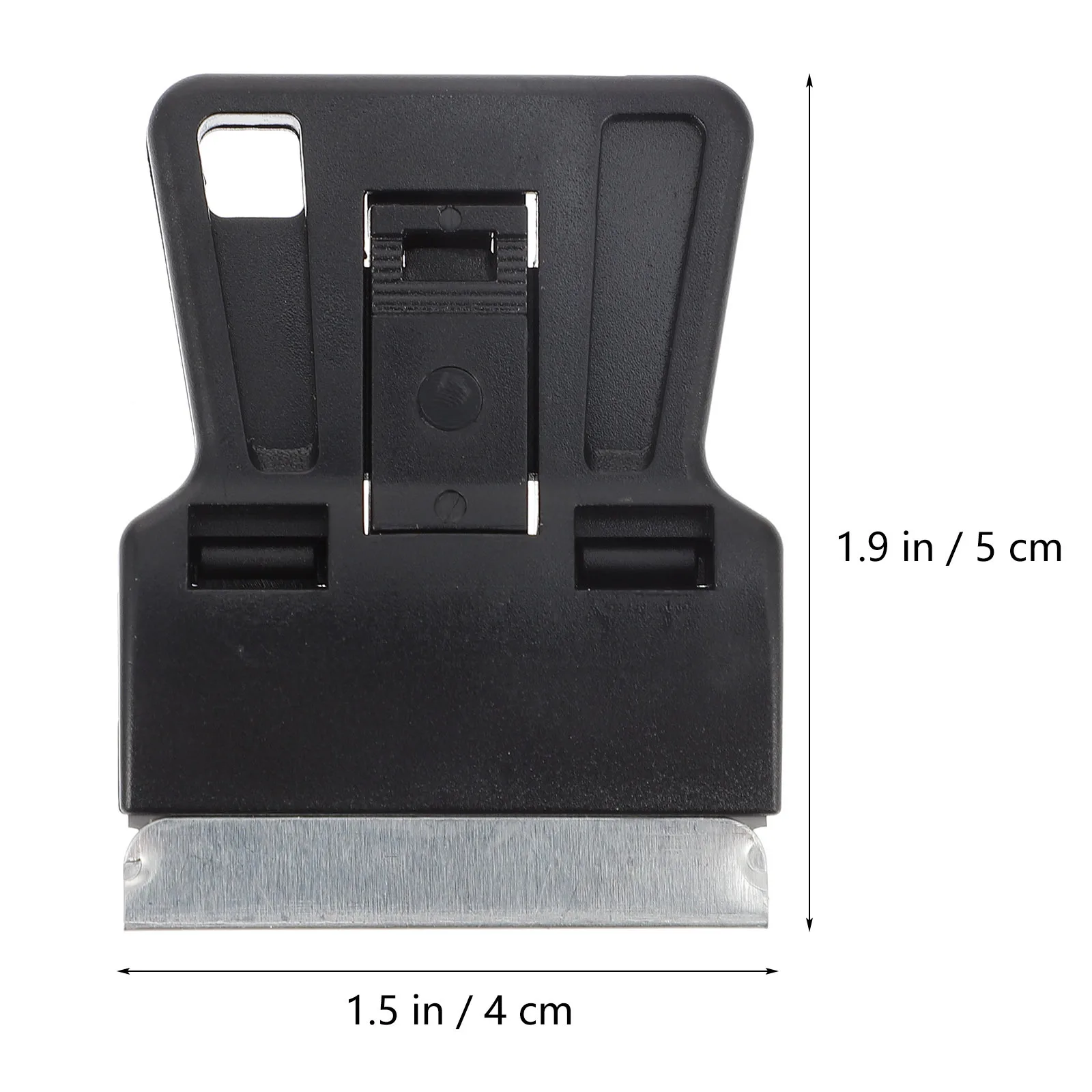 4pcs Cleaning Scraper Ergonomic Handle Sticker Removal Tool For Window Glass Tile Floor Multi-Purpose Razor Spatula