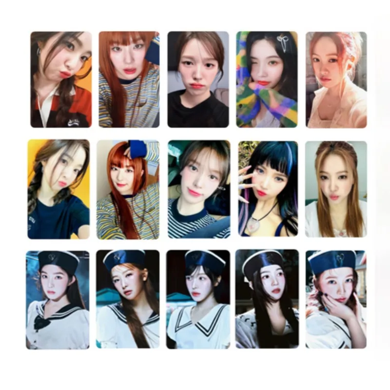 7Pcs/Set Kpop Red Baby Girl Group Small Card New Album COSMIC LOMO Card Postcard Surrounding Gift Photo Card Collection