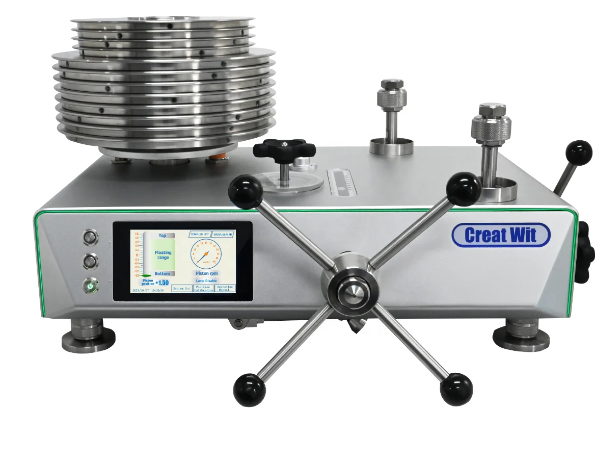 Hydraulic Dead Weight Tester for Pressure Gauge Transmitter Accurate Sensors Calibration