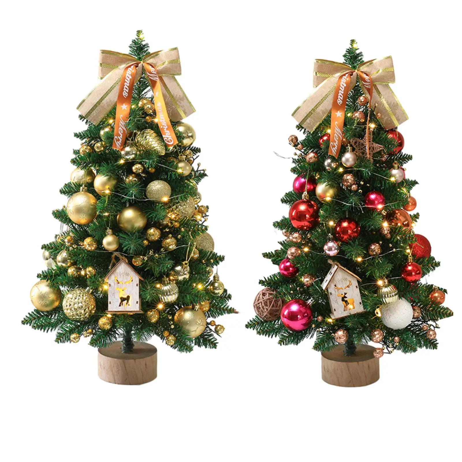 

2023 Tabletop Christmas Tree Gifts Light Decoration for Bedroom Home Desktop