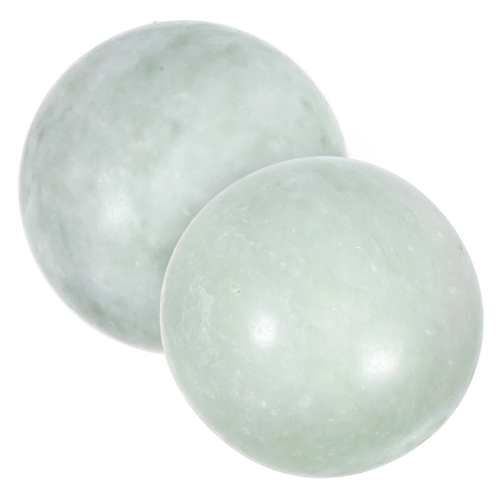 

2 Pcs Fitness Ball Massage Handball Chinese Balls for Gym Massagers Exercise Jade