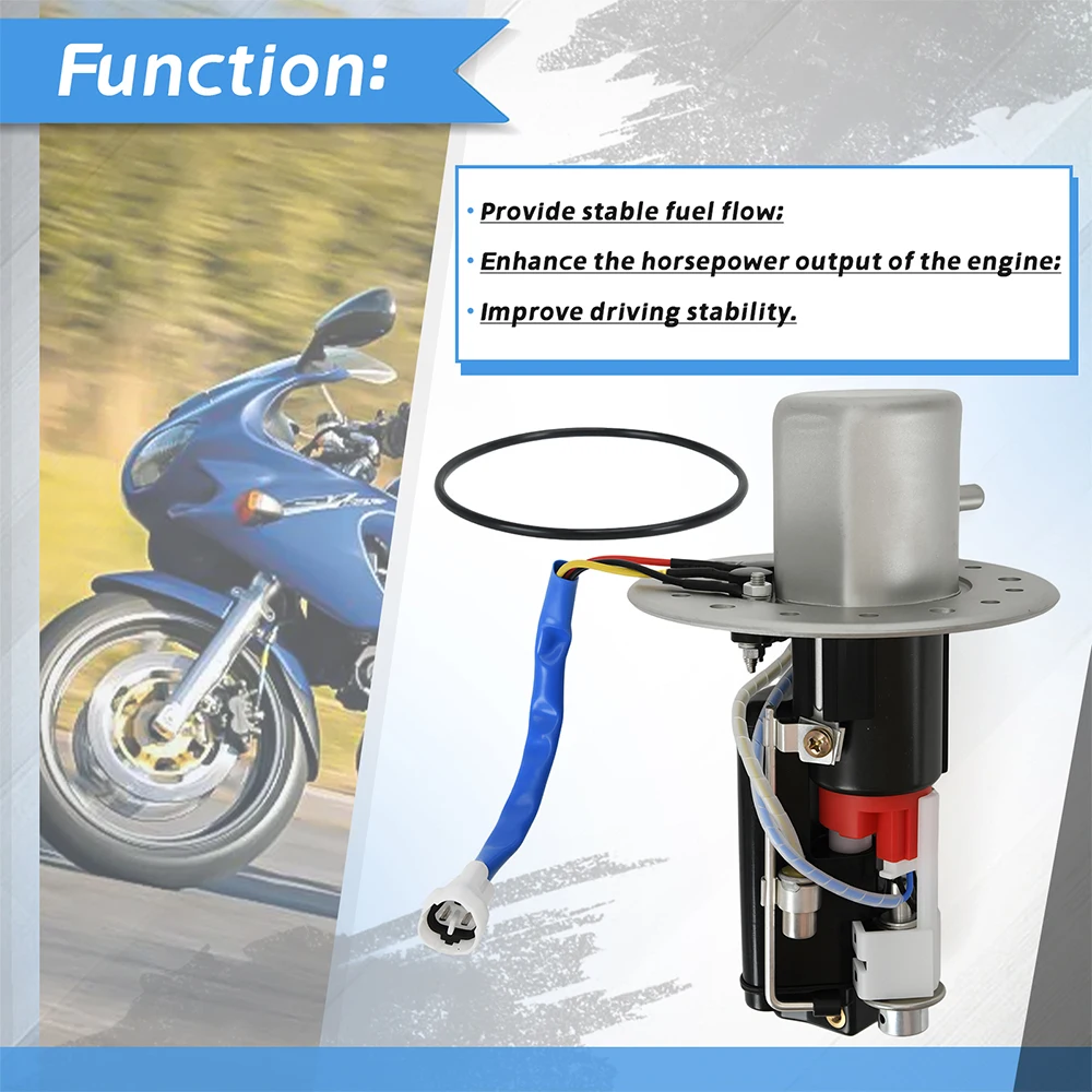 15100-35F30 Fuel Pump Assembly For Suzuki SV650 SV650A SV650S SV1000 SV1000S GSXR1000 GSXR1000Z K3/K4 03-07 ABS & Metal view 5