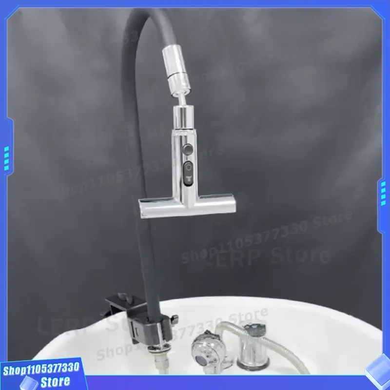Barber Shop Shampoo Bed Faucet Nozzle Adapter Bracket Hair Washing Station Shower Seat Accessories Holder for Salon Equipment