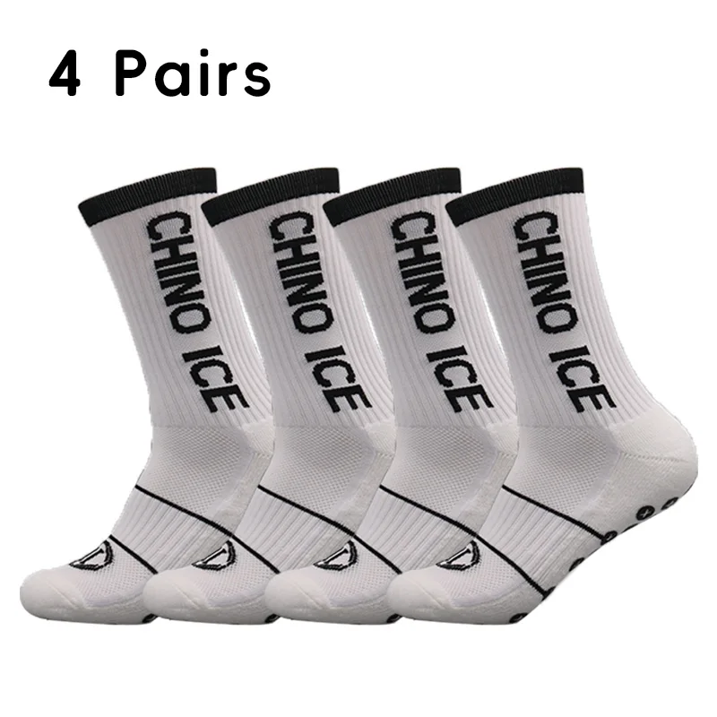 

4 pairs of multi-color adhesive dots for anti slip, sweat absorption, and odor prevention football socks and sports socks