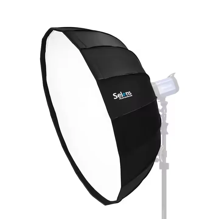 

Portable 70cm 90cm 120cm Softbox with 16 Rods Quick-Folding Beauty Dish Umbrella for Studio Use