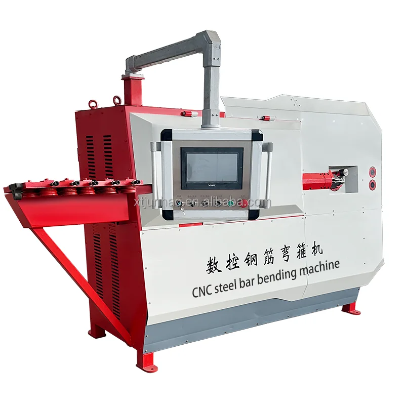 Effizienz Steel Hoop Rebar Straightening End Forming Stainless Steel Bar Bending Machine