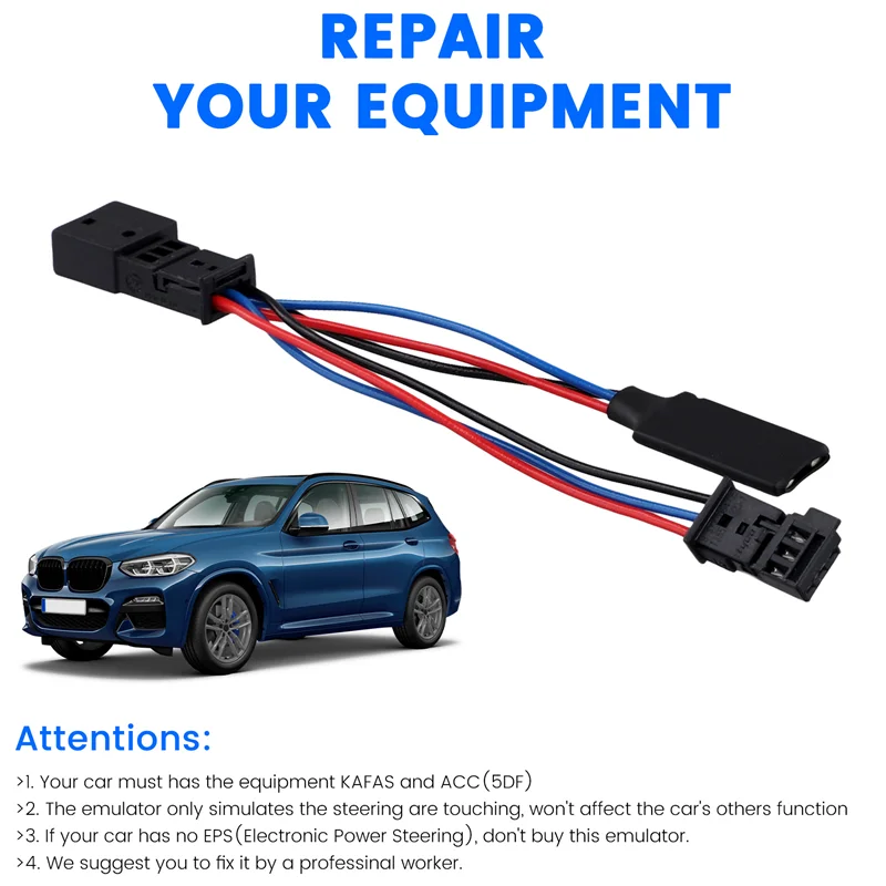 X39A-For BMW G Series X3 X4 X5 X7 TJA Touch Free ACC PRO Automatic Cruise Module Steering Wheel Hand Off Detection Emulator