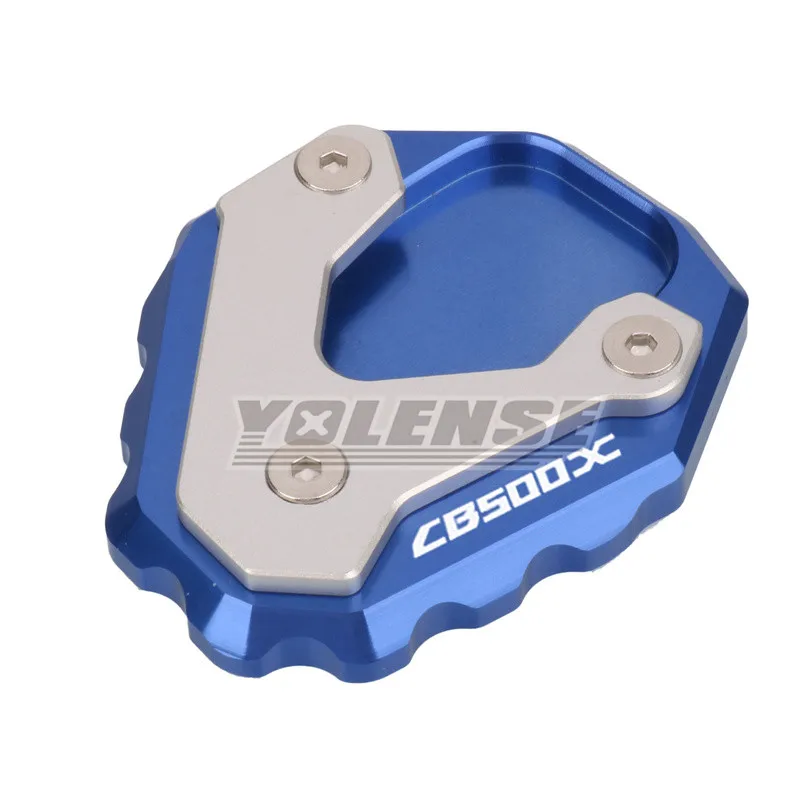 لهوندا CB500X CB 500X 2019-2023 دراجة نارية مسنده القدم الجانب حامل تمديد الوسادة دعم لوحة تكبير حامل