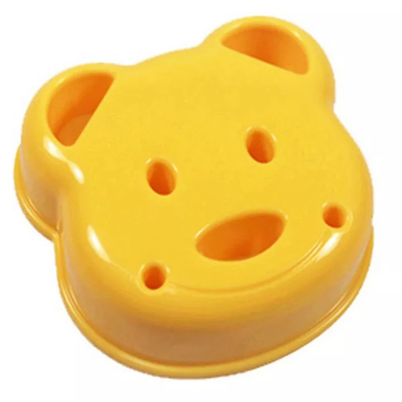 Bear Shape Sandwich Mold Cutter for Kids, Bread Shapers Maker, 5pcs