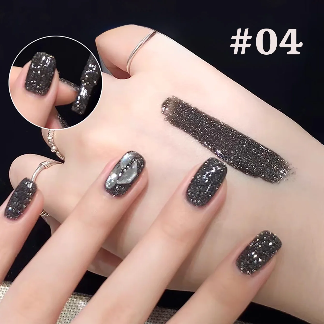 1 個 PSK レッドキラキラレイブパーティー壊れたダイヤモンドジェルネイルポリッシュ多用途スタースパンコール明るいジェルネイルアートネイル用品