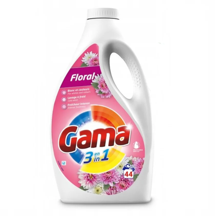 Konzentriertes Gel-Wäschegel GAMA Floral Universal 44-Wäsche 1,98 l