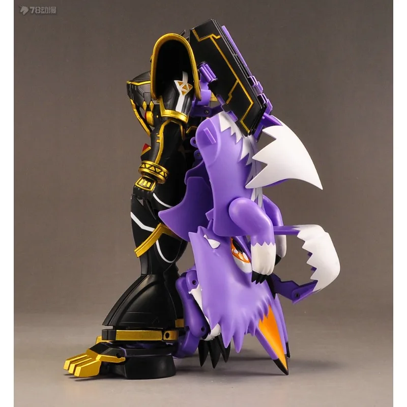 Bandai genuíno super evolução soul série digital tiranossauro série alfa besta transformável modelo brinquedo colecionável