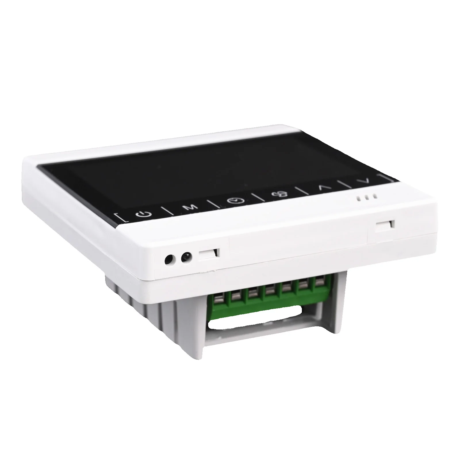 Compact fan coil thermostat for central fresh air system suitable for LCD display installation hole distance 60mm