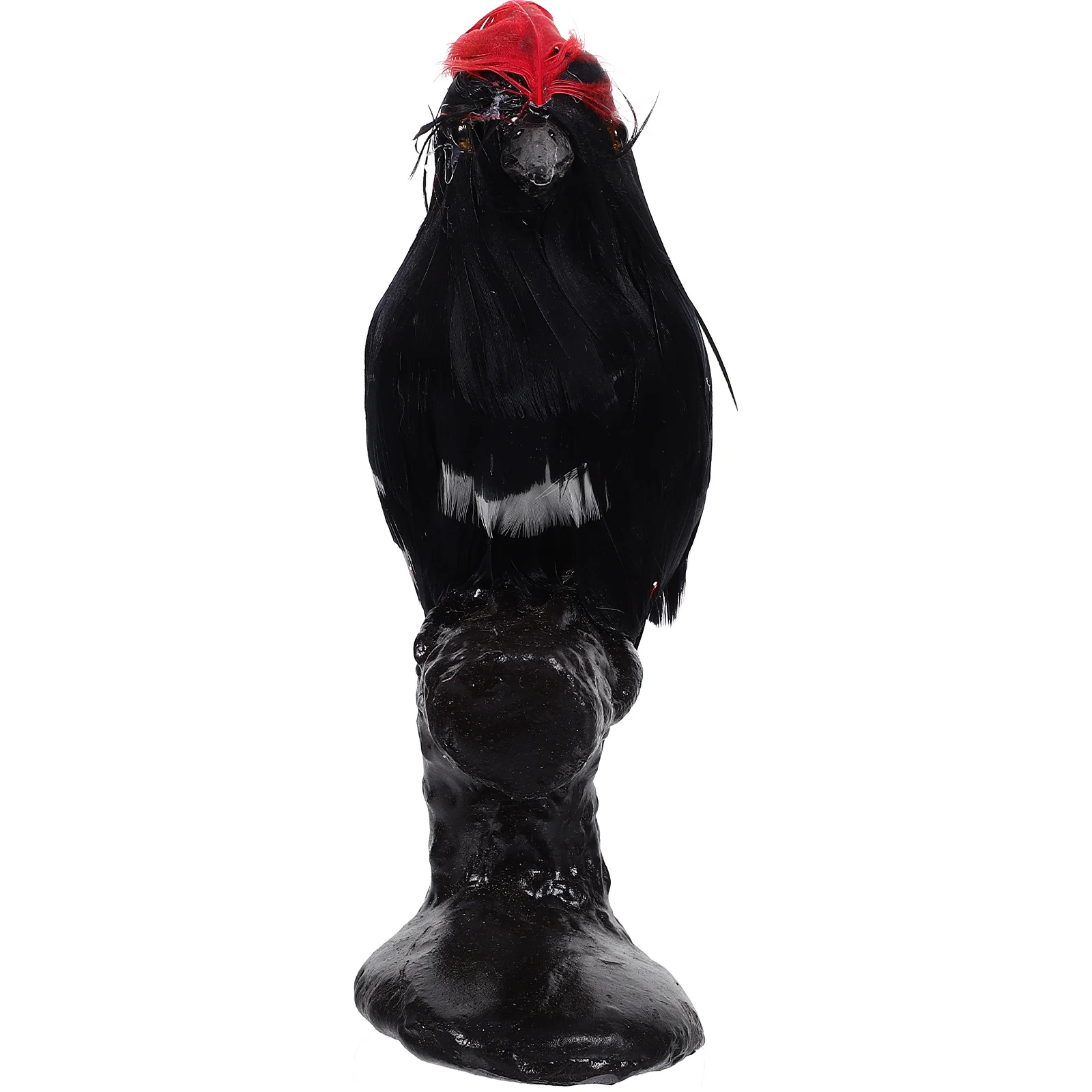 

1Pcs Realistic Woodpecker Ornament Premium Pe Material Adorable Decorative Statue Office Living Room Gift