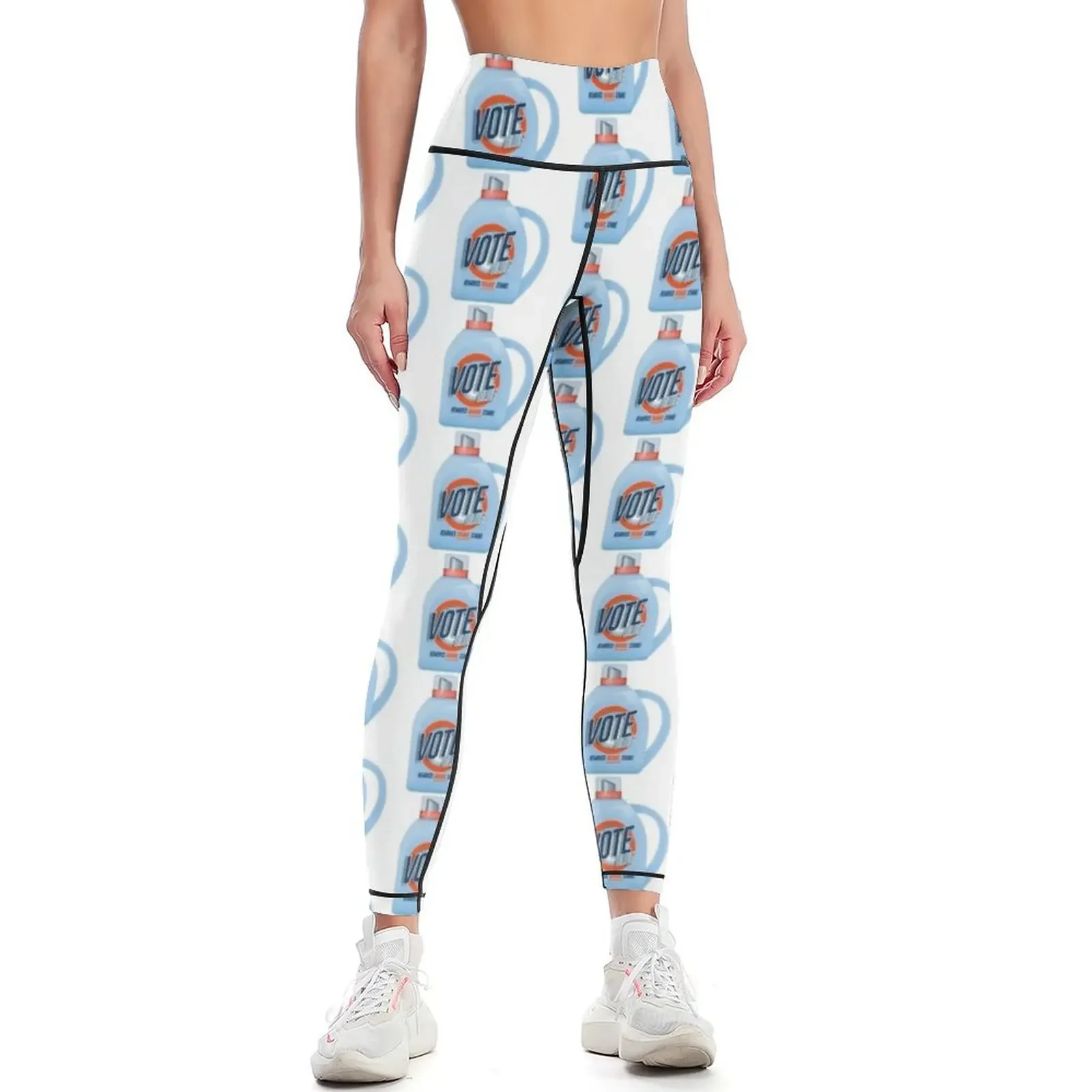 

VOTE BLUE - Removes Orange Stains Leggings workout shorts gym top for girls Women's sportswear Womens Leggings
