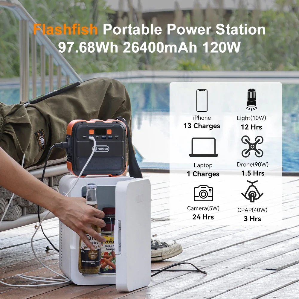 A101 Mini generador solar portátil con panel - imagen 2