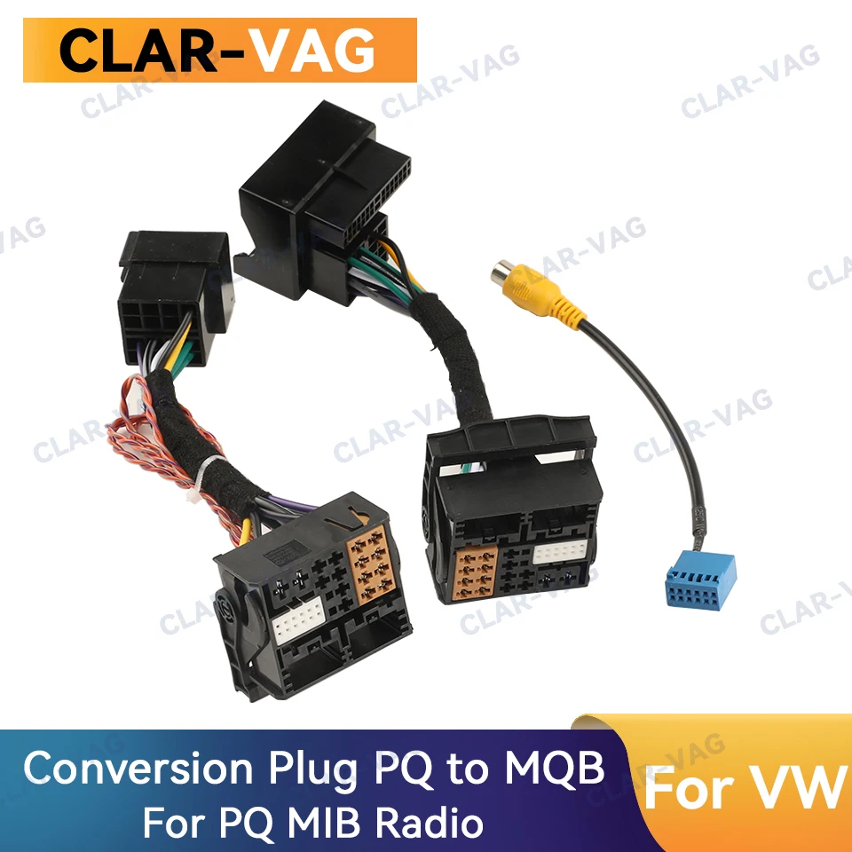 محول PQ إلى MQB لمحول موصل راديو السيارة VW MIB Noname RCD360Pro RCD440Pro
