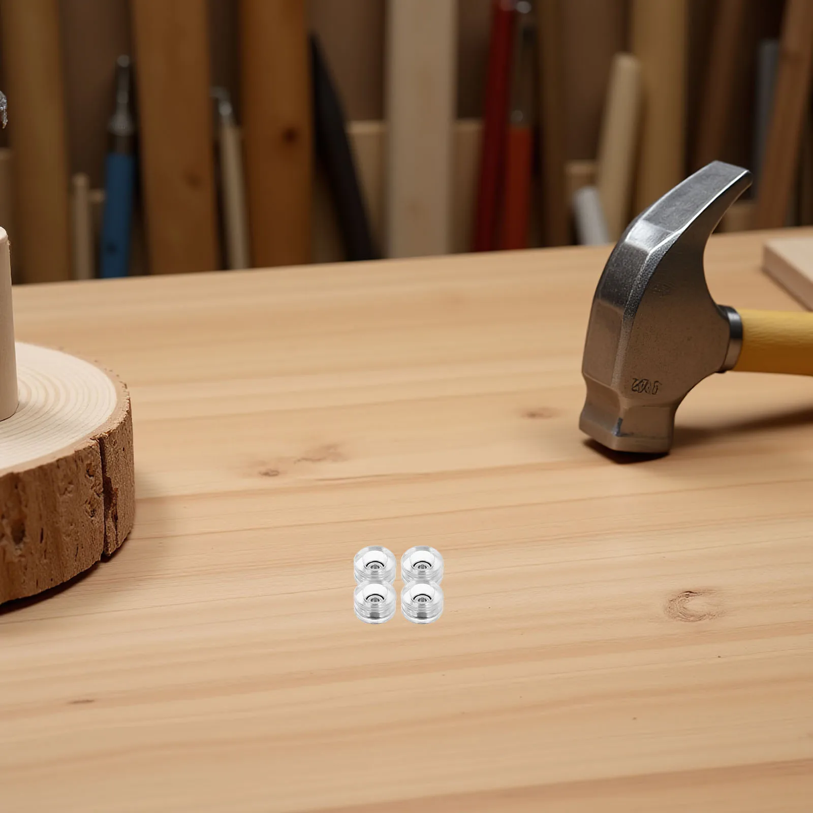 4 Pcs Finger Skateboard Wheel Bearings Skates Wheels Replacement for Tricks Component Accessories Skateboarding Skateboards