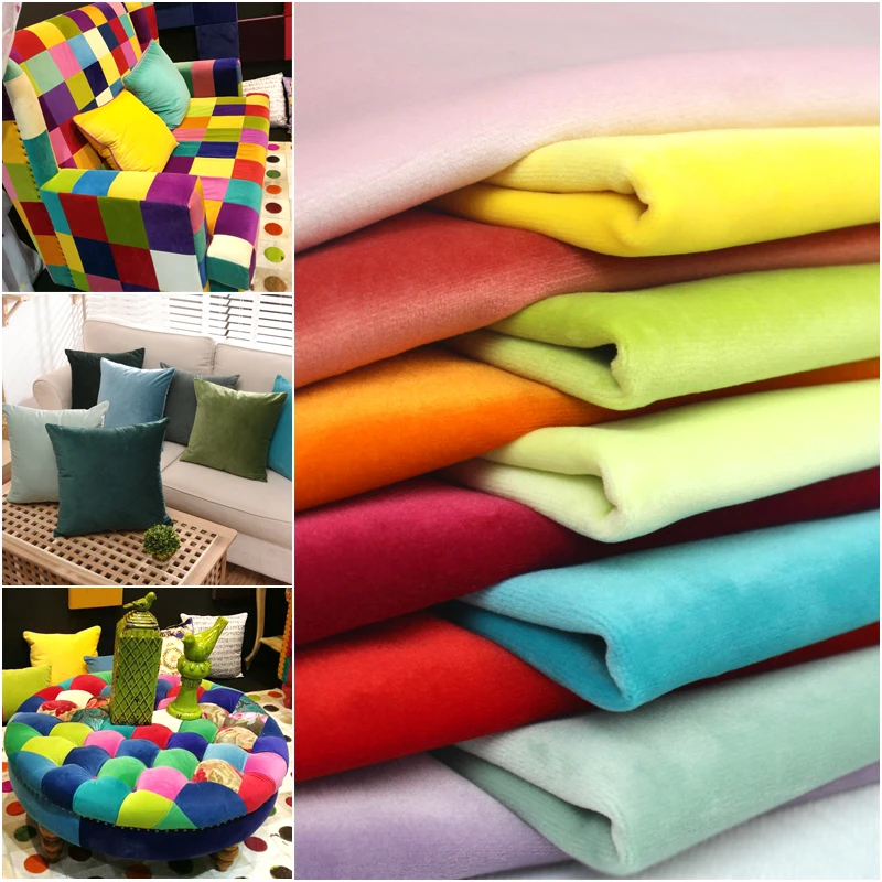 

Ткань из утолщенного вельвета шириной 146 см, вельвет в голландском стиле, для обивки диванов, штор, подушек, постельного белья, для шитья одежды, плотность 480-510 г/м²