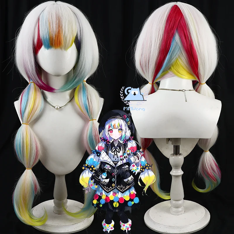 

Game Magical Girl Witch Trial Jougasaki Noa Cosplay Wig Colours Double Ponytail Wig Long Hair For Hallowmas Party Adult Women