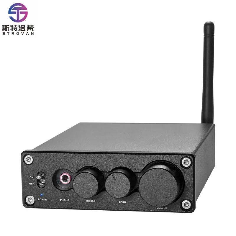 

2.0 Home Amp High-Power for BT Stereo Amplifier Support APT XHD Decoding QCC3034 200W*2 Amplifier Metal Material From Heareal