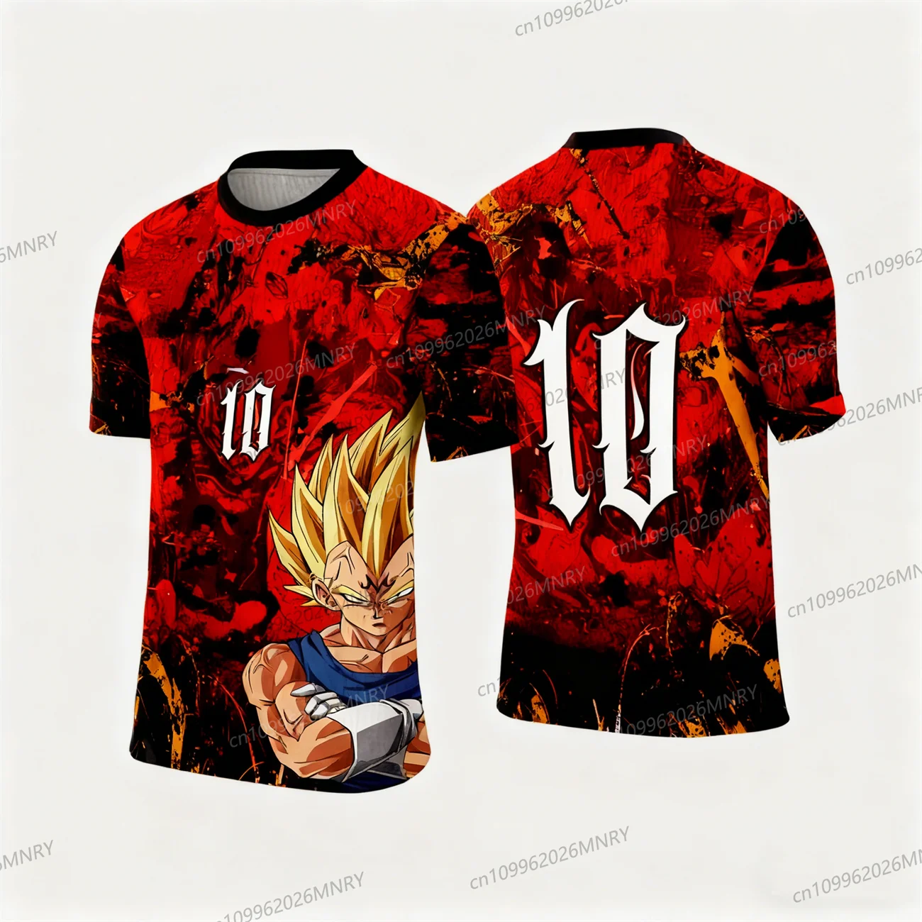 

Футболка с японским аниме Dragon Ball Z, специальные детские топы и футболки, футбольная форма, мужская футболка, одежда с 3D-принтом для мужчин