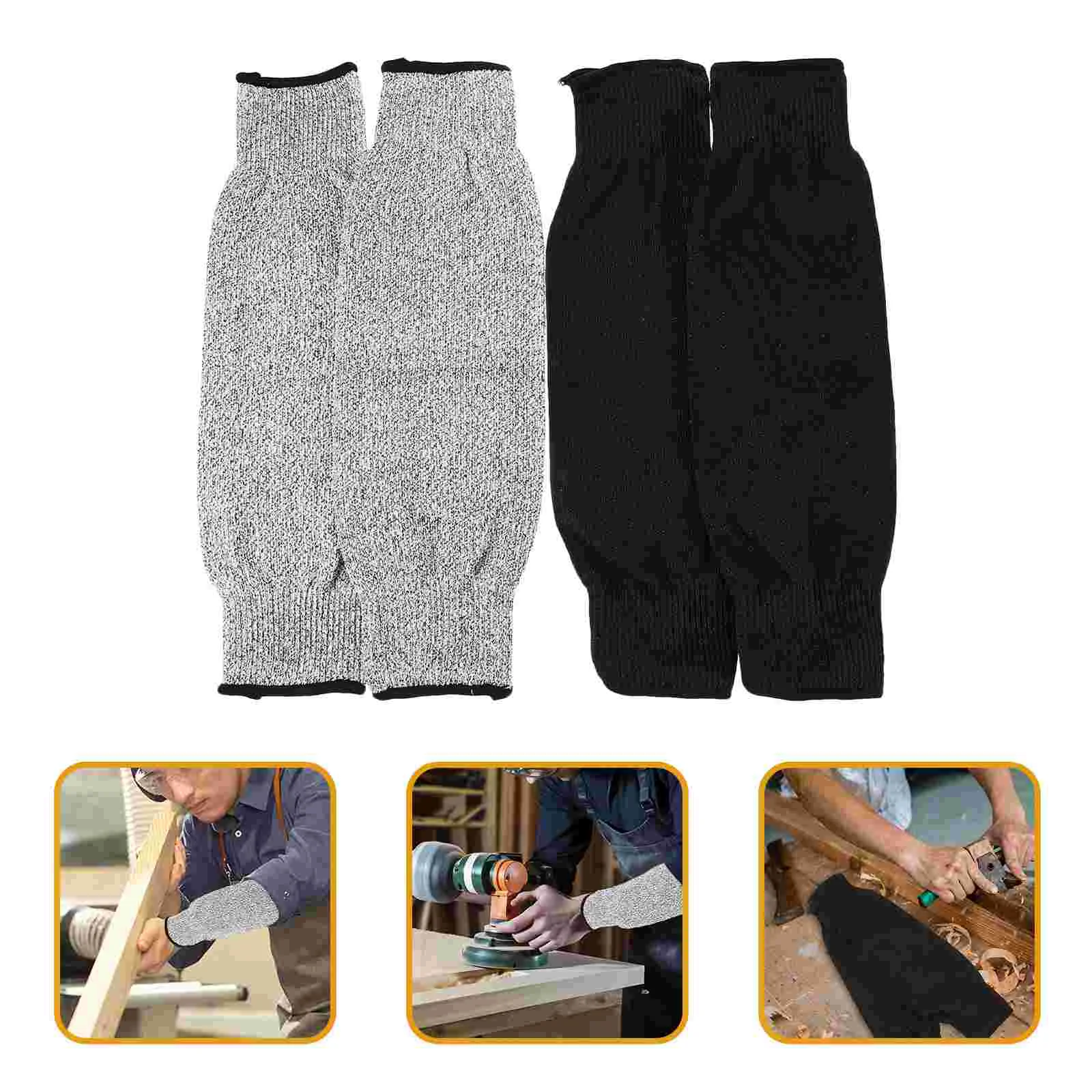 2 Pairs Protective Case Miss Farmers Defense Sleeves for Women Forearm Compression Cut Resistant Cover