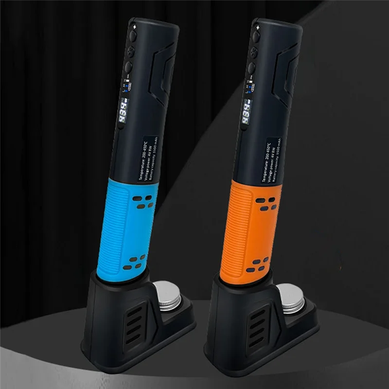 ABLU-Cordless Electric Soldering Iron Household LED Digital Display Soldering Pen Rechargeable Solder Iron Welding Tool