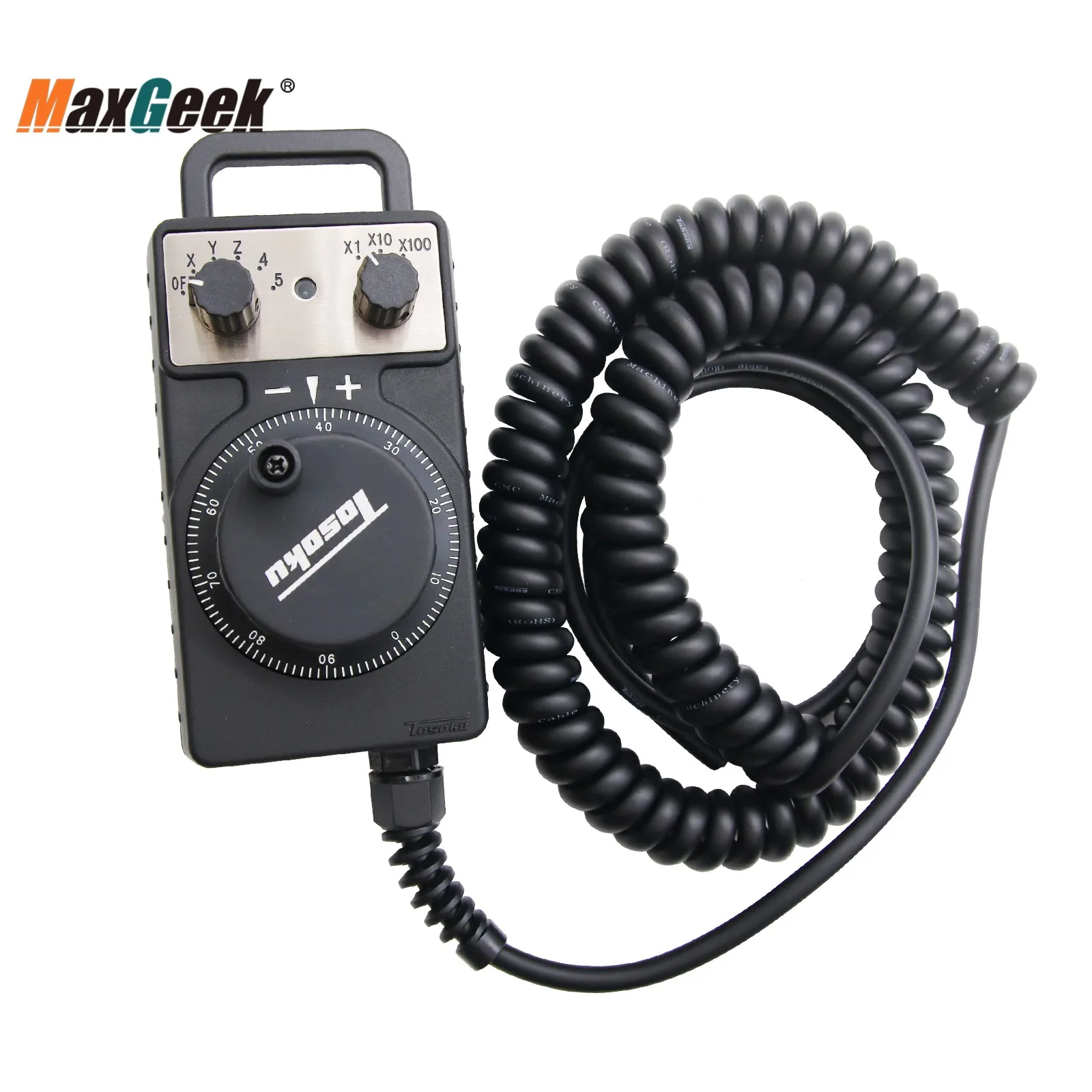 Maxgeek TOSOKU HC1 Series HC115 CNC Handwheel Handle Manual Pulse Generator for FANUC, HC121 for MITSUBISHI