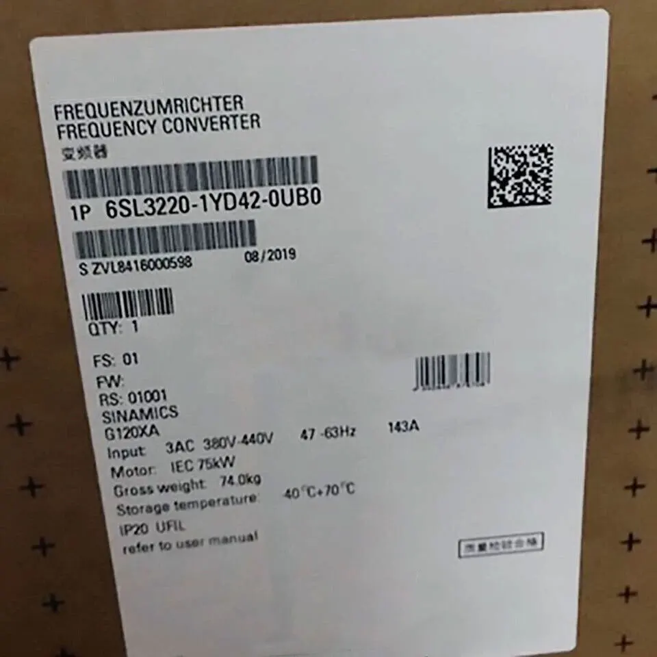 

Совершенно новый 6SL3220-2YD30-0UB0 6SL3220-2YD30-0CB0 6SL3 220-2YD30-0UB0 6SL3 220-2YD30-0CB0 Гарантия один год