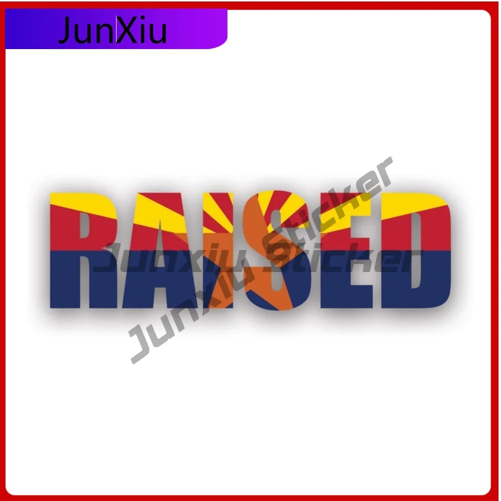 

Arizona Raised State Flag Stickerwaterproof Outdoor Funny Laptop Waterproof Vinyl Decal For Laptops Unique Fun Outdoor Creative