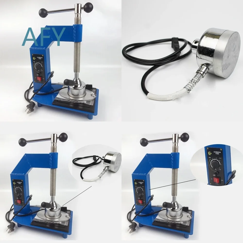 New Tire Repair Tool for Auto Repair 220V Dual 500W Vulcanizer Vacuum Hot Patch Machine with Timing Function for Car