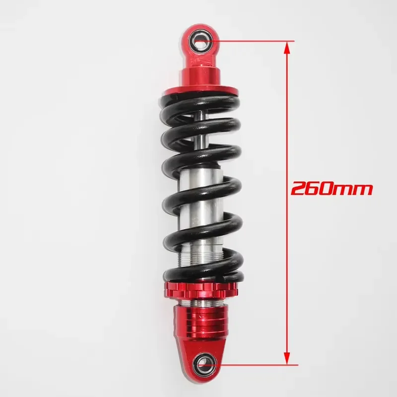 Aluminum Alloy Motorcycle Rear Shock Absorber 260mm for CRF50 CRF70 KLX Pit Bike Dirt Bike.